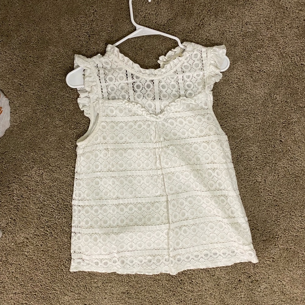 White tank top blouse